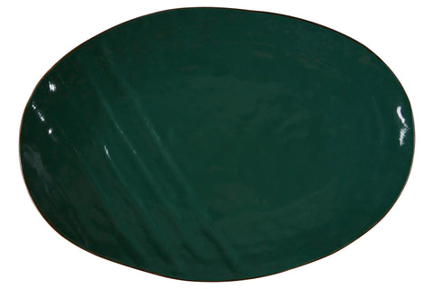 Mediterraneo - Large Green Oval Tray