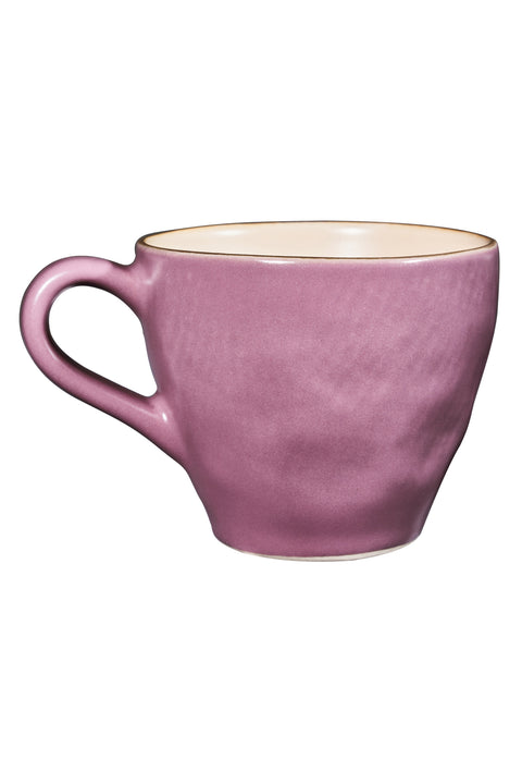 Mediterraneo - Coffee cup with pink saucer