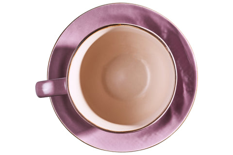 Mediterraneo - Macchiato Cup with Pink Saucer