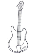 Novita home_GS-199_Musicale - decor chitarra elettrica_1