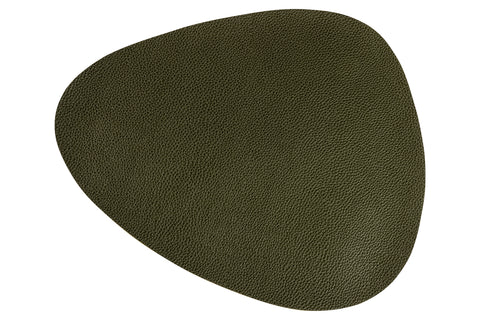 Novita-home-bistrot--placemate-oval-similar-hammered-leather-engl.green-1/4-zt-171/green