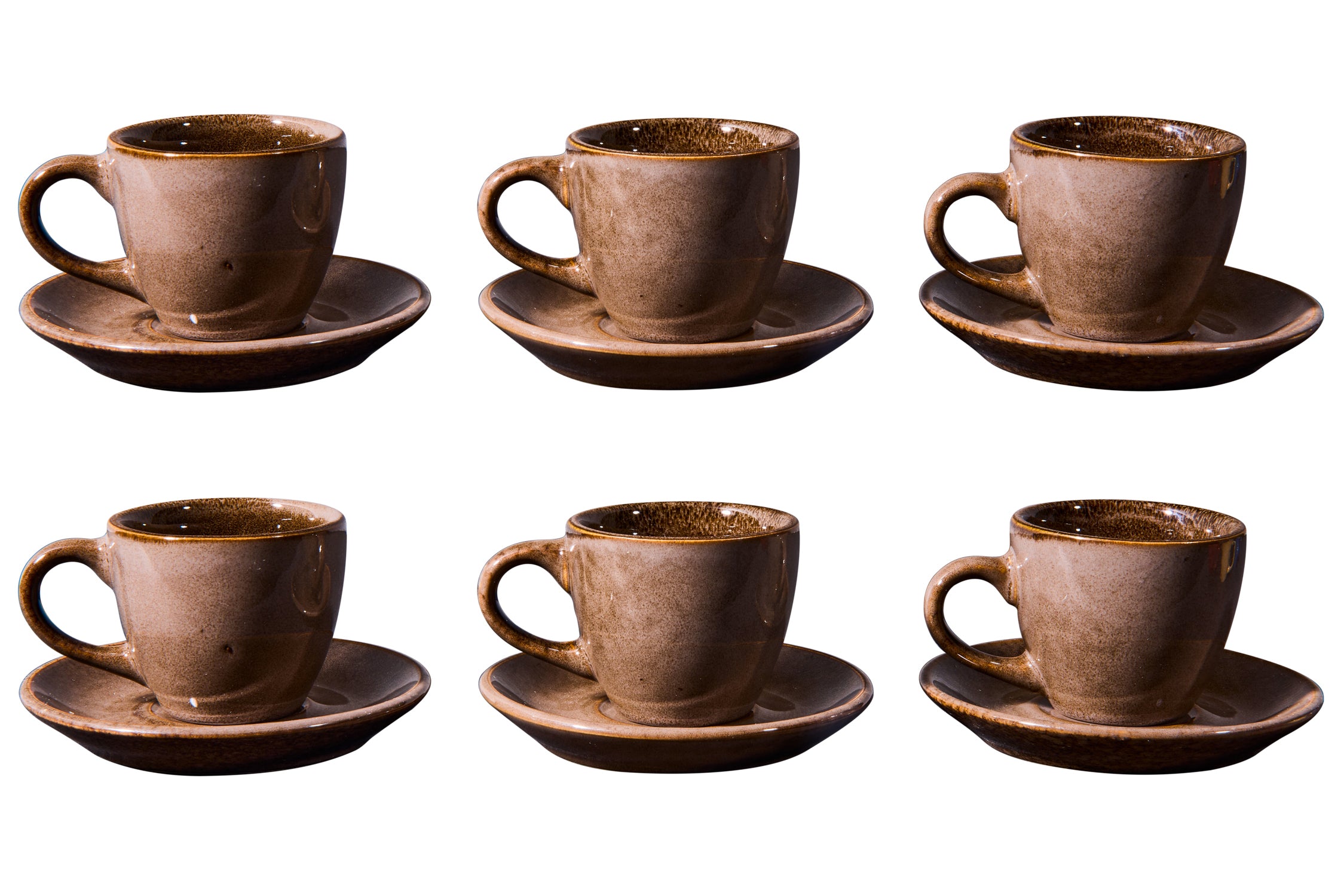 Baltico - Coffee cup with brown saucer