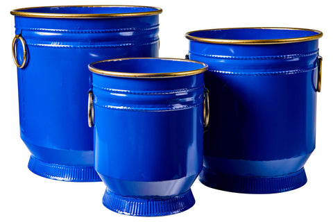 Novita-home-tres-chic--cache-pot-bluette-anelli-e-bordi-dorati-set-1/3-mg-76/blue