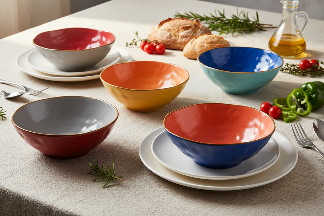 Plates and crockery
