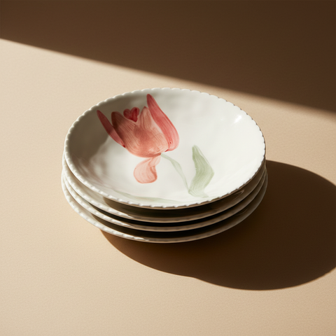 4 Piatti Fondi Impilati