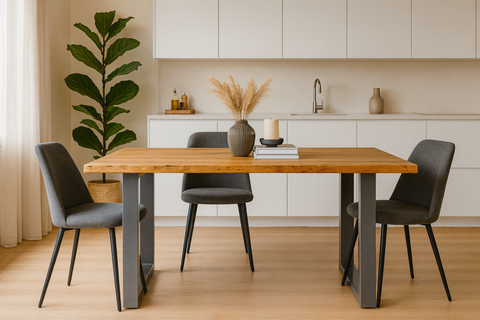 Woodshed - Tavolo  160X80X76 Con Prolunghe