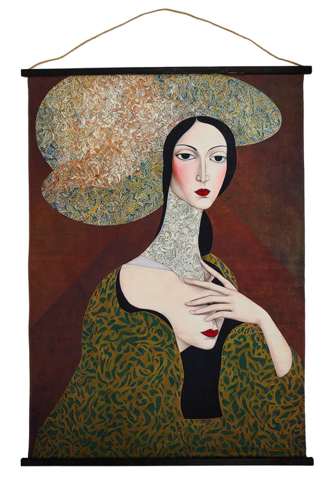 Bonsoir - Tela Stampa Donna Con Doppio Viso 115X153