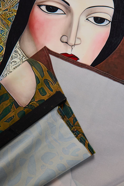 Bonsoir - Tela Stampa Donna Con Doppio Viso 115X153