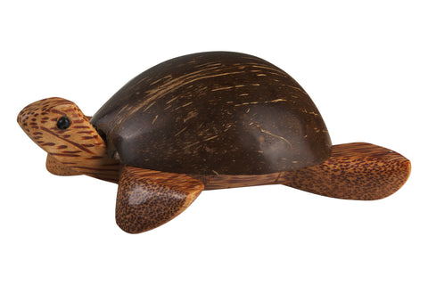 Turtle - Porta Tea Light Carapace In Cocco