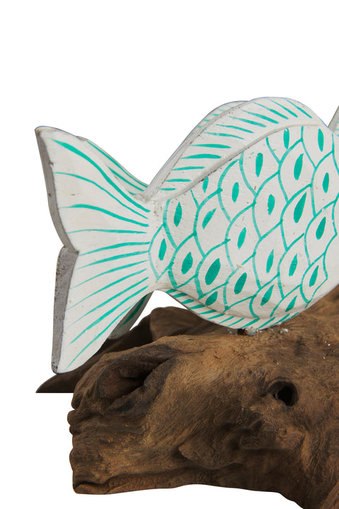 ID 1713B Toppa con stemma a forma di pesce, motivo: oceano, vita ID 1713B Toppa con stemma a forma di pesce, motivo: oceano, vita