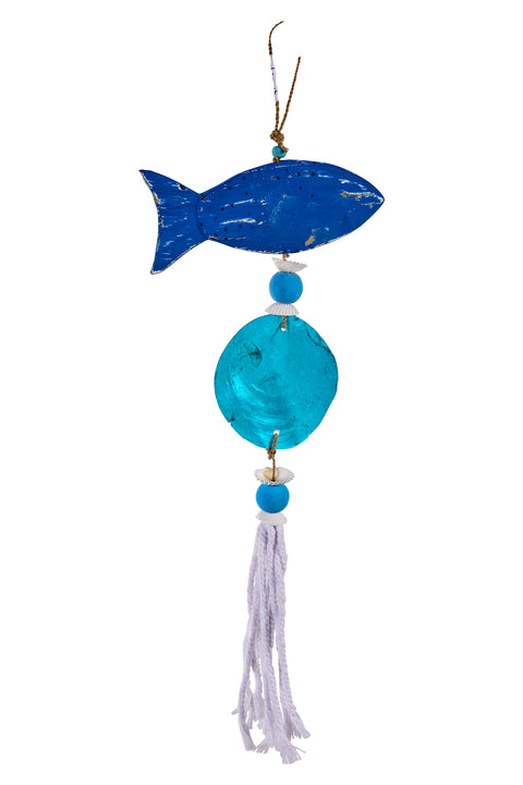 Decor - Nappa Con Pesce E Conghiglia Blue