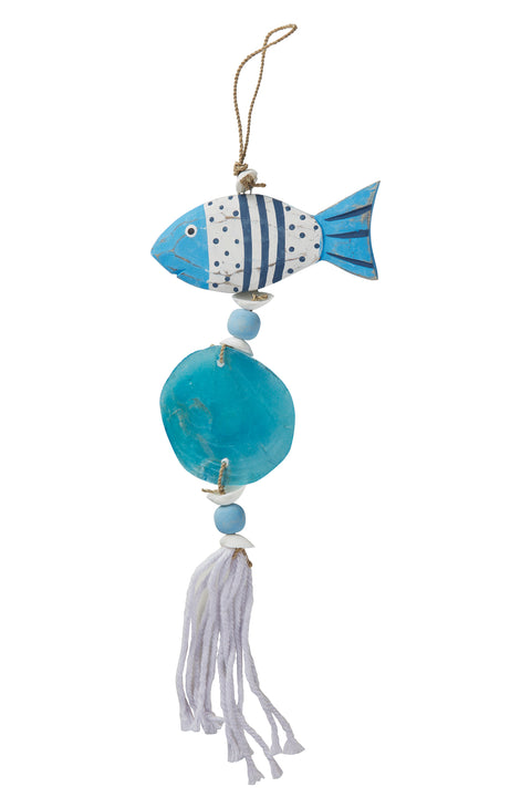 Decor - Nappa Con Pesce E Conghiglia Turquese