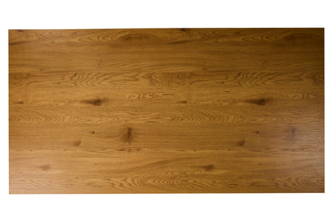 Hobart - Tavolo Pranzo Con Gambe Ferro E Legno Assemblato