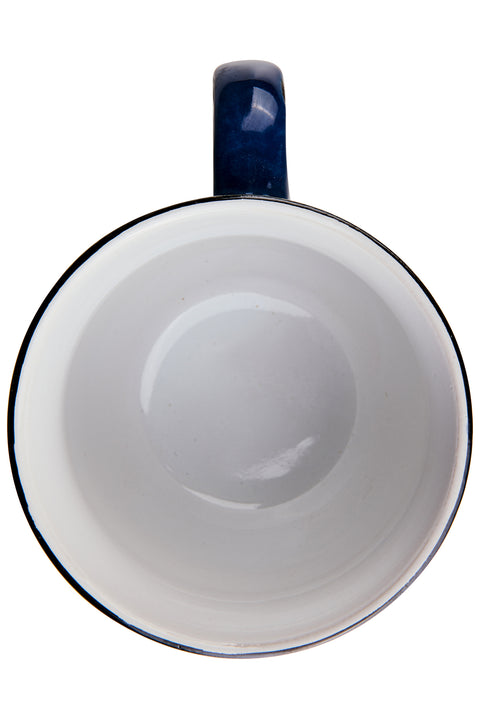 Sapore Di Mare - Tazza Blu Timone Rosso Caffellatte