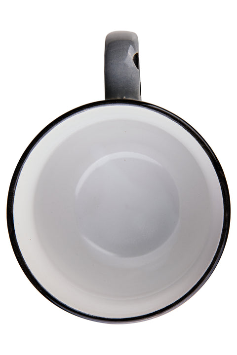 Sapore Di Mare - Tazza Grigia Timone Bianco Caffellatte