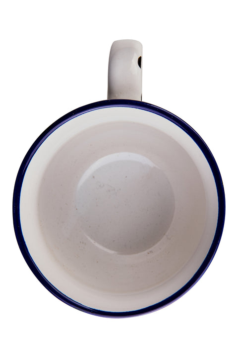 Sapore Di Mare - Tazza Bianca Ancora Blue Caffellatte