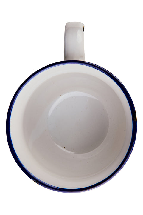 Sapore Di Mare - Tazza Bianca Timone Blue Caffellatte