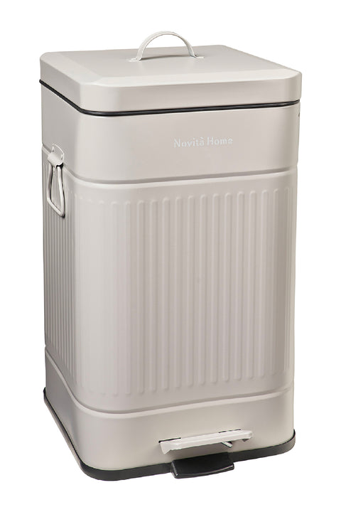 Daily Trash - 20L Soft-Close Square Grey Bin