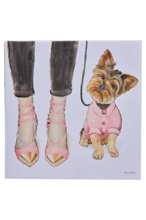 Galería - Tacones de lona pintados con Yorkshire