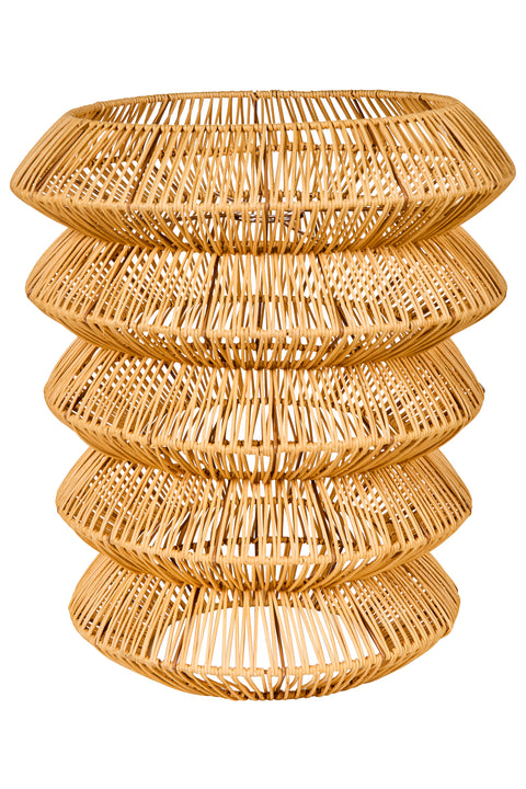 Lumiere - Cappello Lampadario Design Midollino Naturale