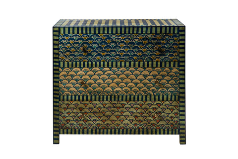 Lisbon - Blue Tones Fantasy Chest of Drawers