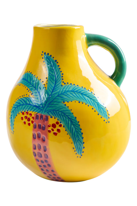 Apsu - Vaso Giallo Con Palma