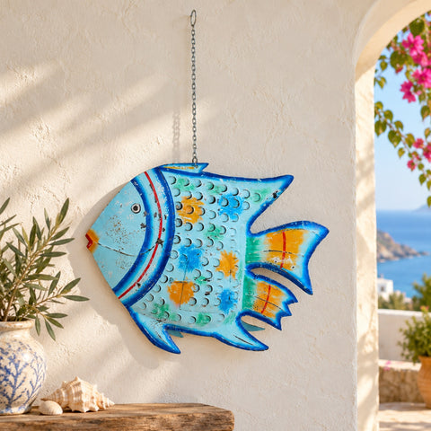 PESCE DA APPENDERE P.TA CANDELE AZZURRO – ambientazione