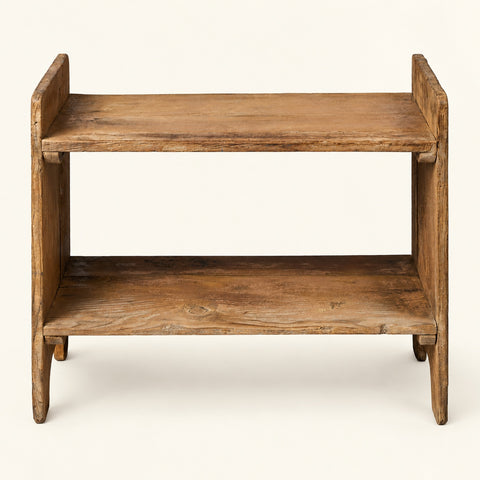 MENSOLA RUSTICA LEGNO RECUPERATO MISURE ASS.TE – sfondo avorio