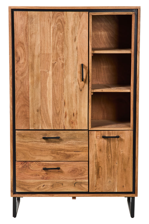 Farley - Tall Sideboard with 2 Doors, 2 Drawers, and 3 Shelves