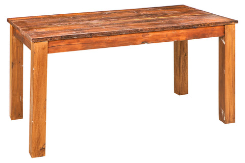 Telgede - reclaimed wood dining table - 6 people