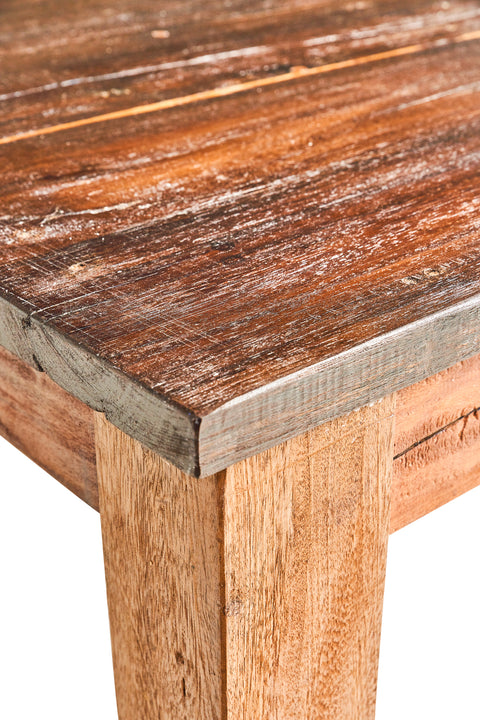 Telgede - reclaimed wood dining table - 6 people