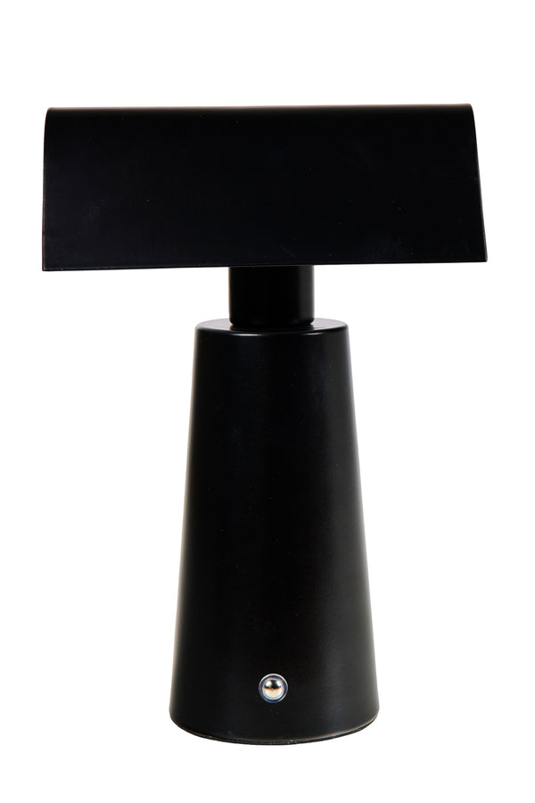 Led - Pantalla con sombrero largo negro