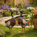 Anatre decorative metallo giardino