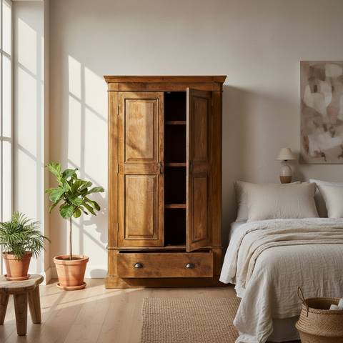 Armadio in legno di recupero esteso