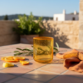 Bicchiere Vetro Ambra - Lifestyle Mediterraneo