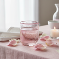 Bicchiere Vetro Rosa - Lifestyle Romantico