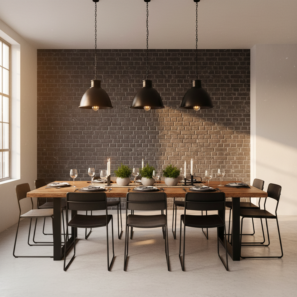 Brighton Tavolo Legno Riciclato - Lifestyle