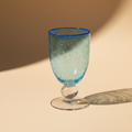 Calice Vetro Azzurro - Sfondo Neutro v2