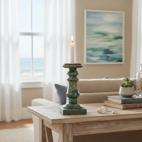 Candelabro vintage in ambiente