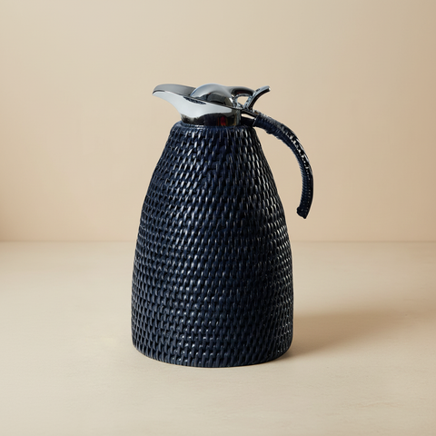 Caraffa Termica Rattan Nera Myanmar - v1