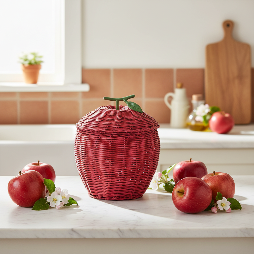 Cesta Mela Vimini Rossa - Ambientata