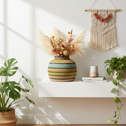 Botanique - Cesta Orcio Colori Orange/Yellow/Natural