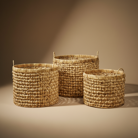 Ceste Seagrass - Sfondo Taupe