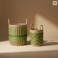 Ceste seagrass verde sfondo neutro