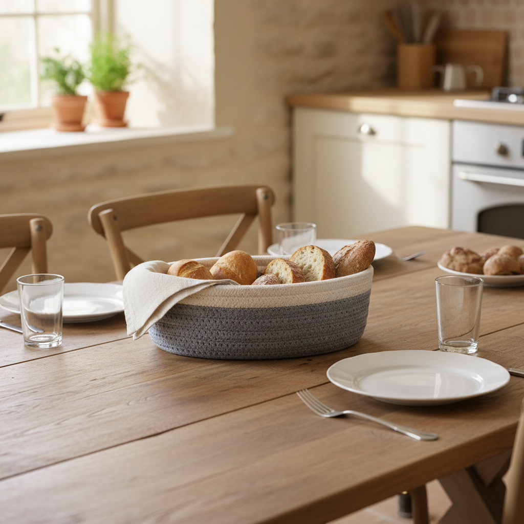 Cestino Pane Corda - Lifestyle Cucina