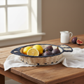 Cestino Pesce Bianco Blu Lifestyle