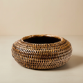 Ciotola Donut Rattan - Sfondo Neutro
