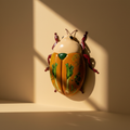 Coccinella decorativa - sfondo neutro