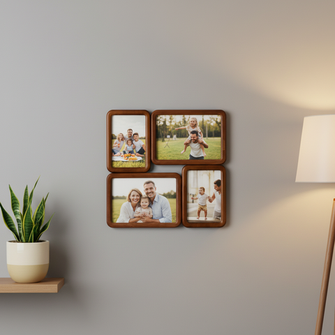 Cornice 4 foto legno DAG - lifestyle