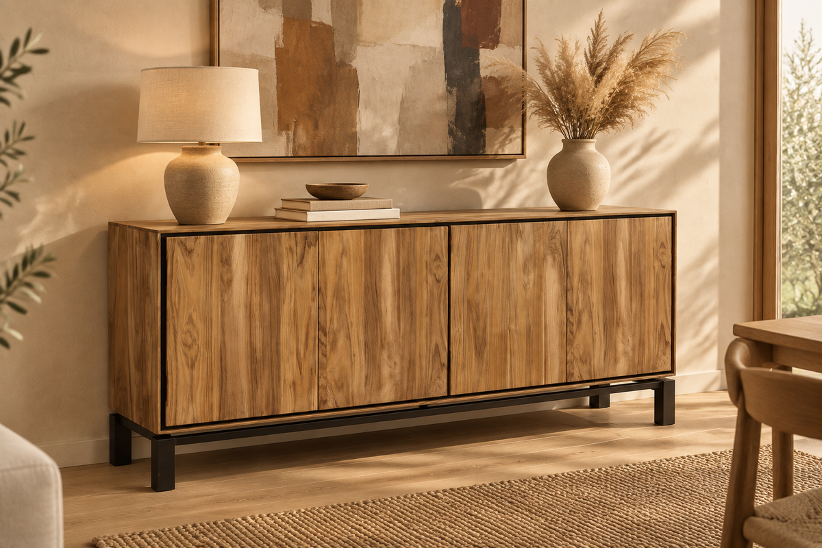 Credenza Alella ambientata in soggiorno